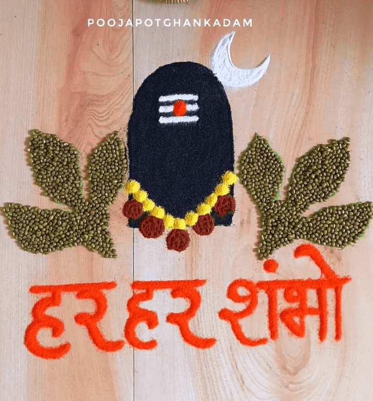 Fair Mahadev Rangoli