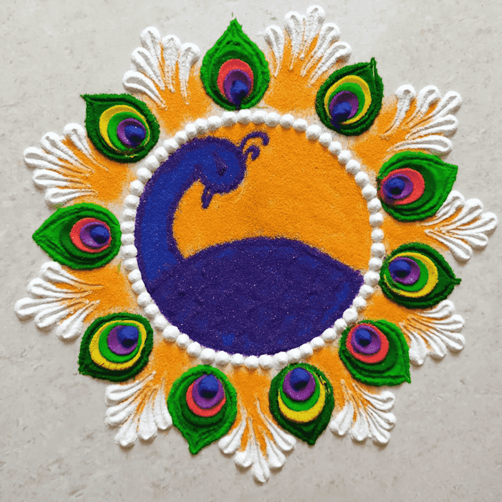 Excellent Margashirsha Amavasya Rangoli