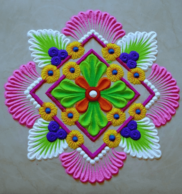 Marvelous Margashirsha Amavasya Rangoli