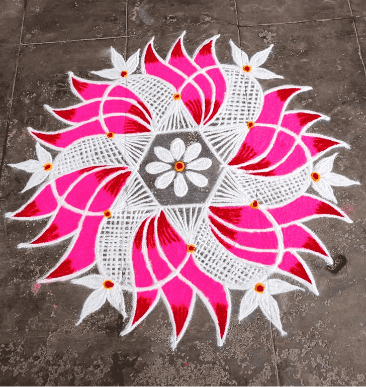 Pleasing Margashirsha Amavasya Rangoli