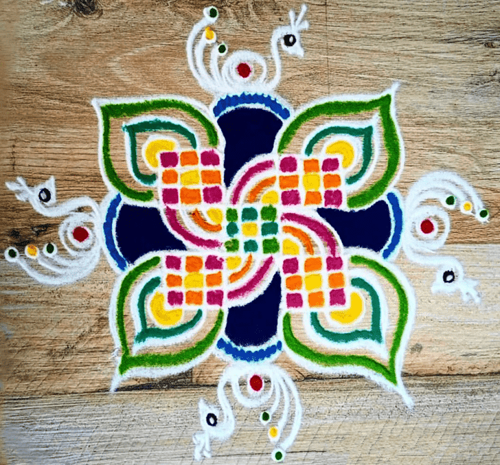 Wonderful Margashirsha Amavasya Rangoli Design