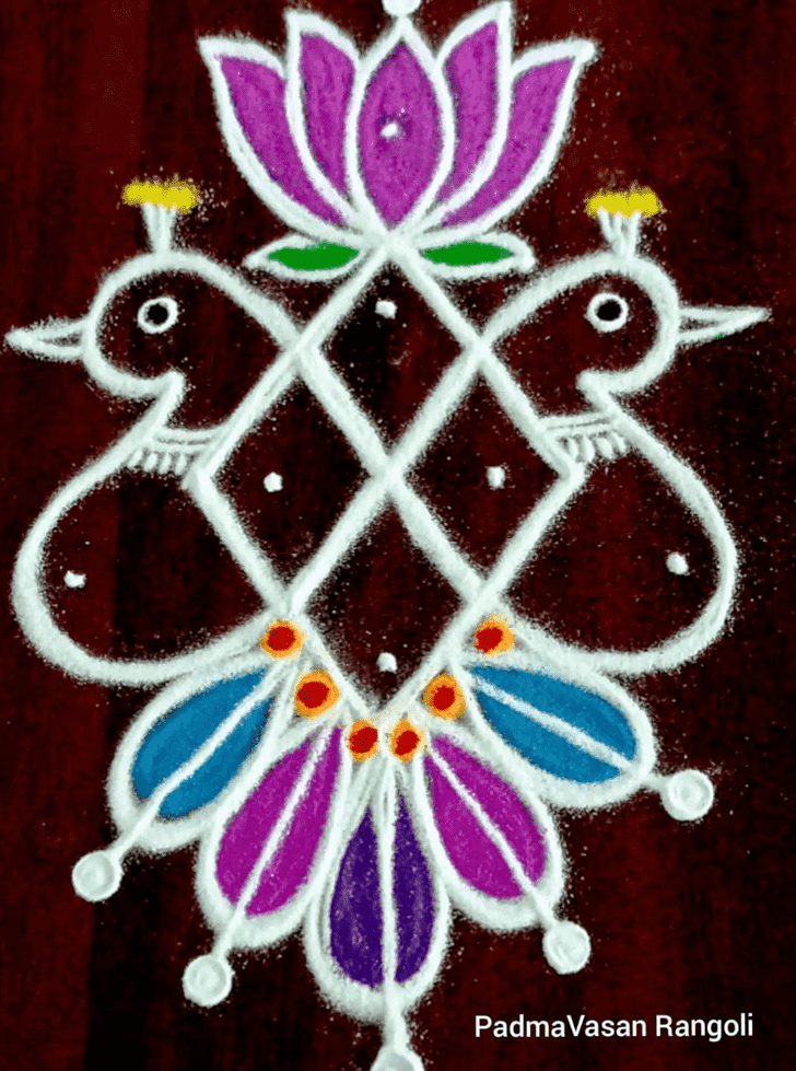 Fair Mayur Rangoli