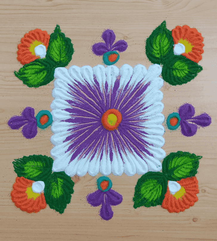 Adorable Meena Sankranti Rangoli