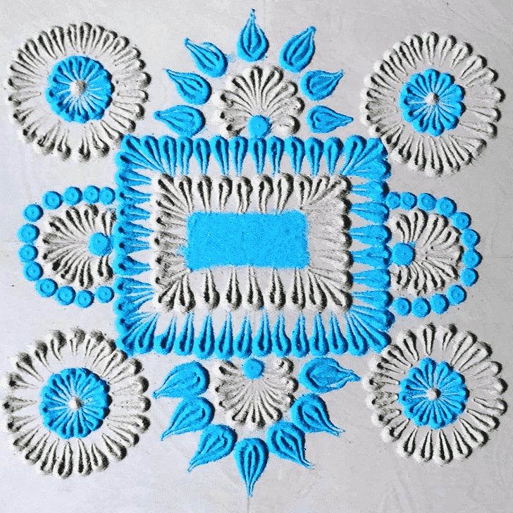 Enthralling Meena Sankranti Rangoli