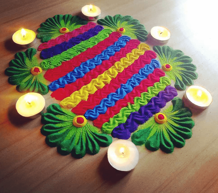 Exquisite Meena Sankranti Rangoli