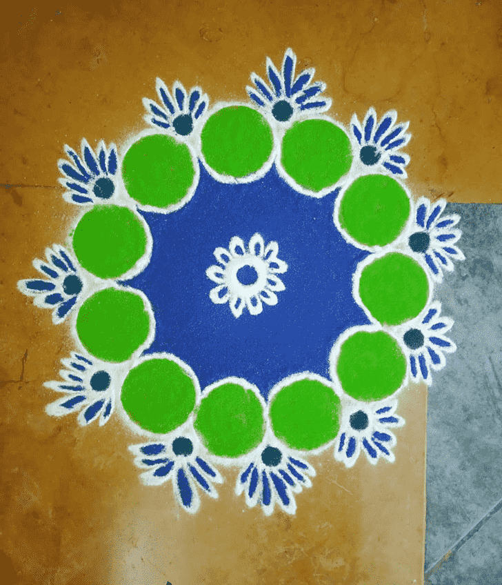 Magnificent Meena Sankranti Rangoli