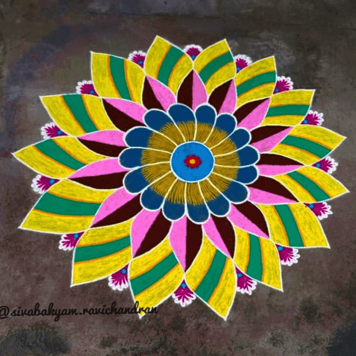 Mesha Sankranti Rangoli