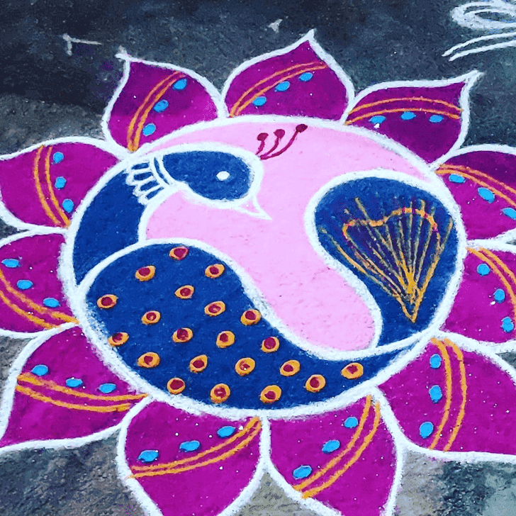 Enticing Mesha Sankranti Rangoli