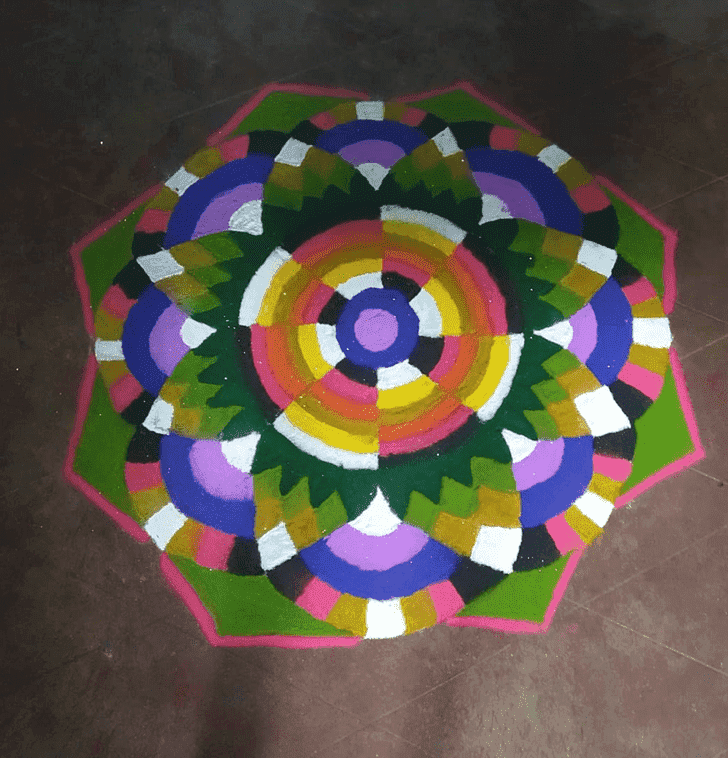 Fetching Mesha Sankranti Rangoli