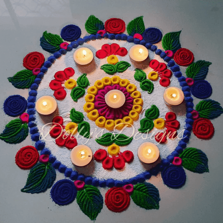 Awesome Mesha Sankranti Rangoli