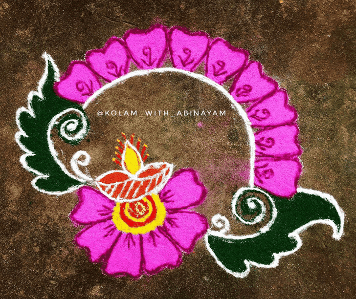 Ideal Mesha Sankranti Rangoli