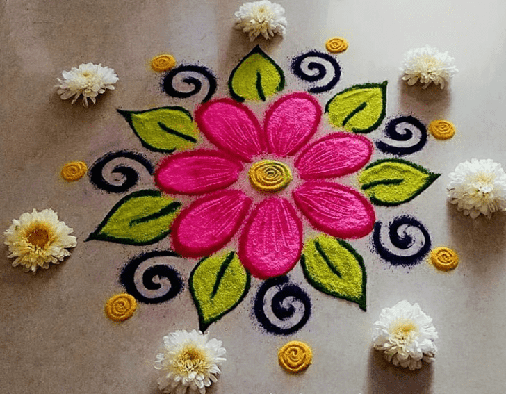 Elegant Mexico Rangoli