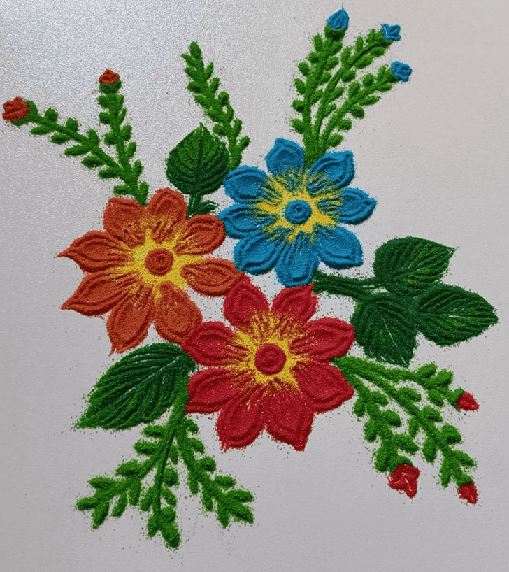 Gorgeous Mexico Rangoli