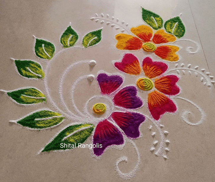 Graceful Mexico Rangoli