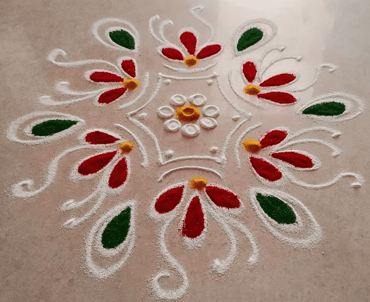 Awesome Mexico Rangoli