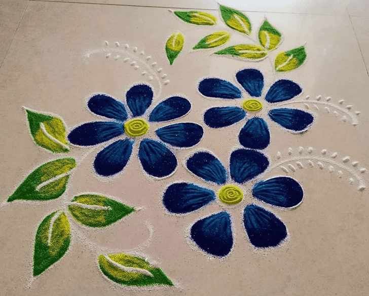 Mesmeric Mexico Rangoli