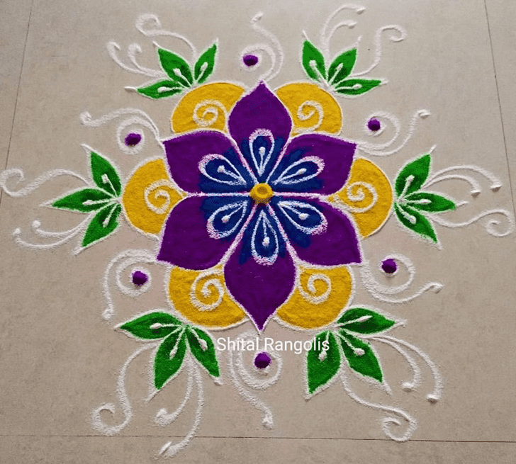 Radiant Mexico Rangoli