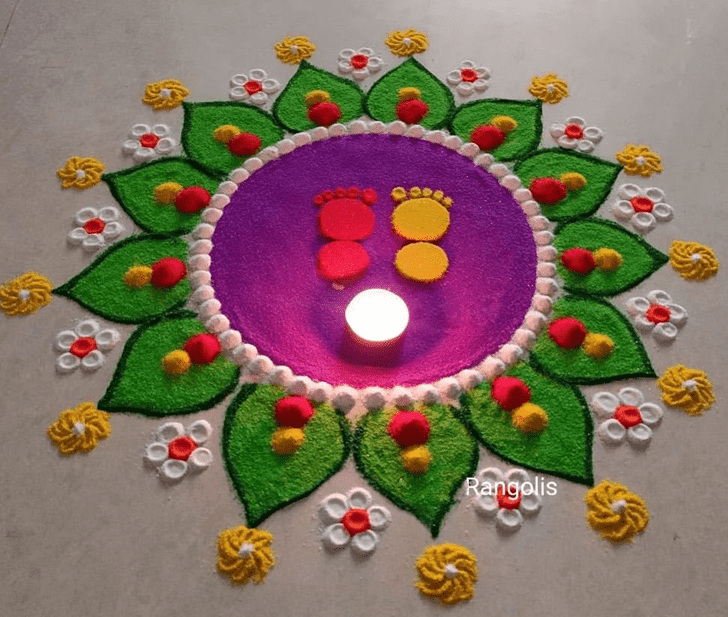 Ravishing Mexico Rangoli