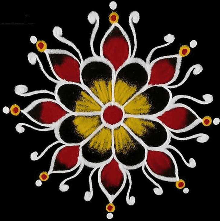 Splendid Mexico Rangoli