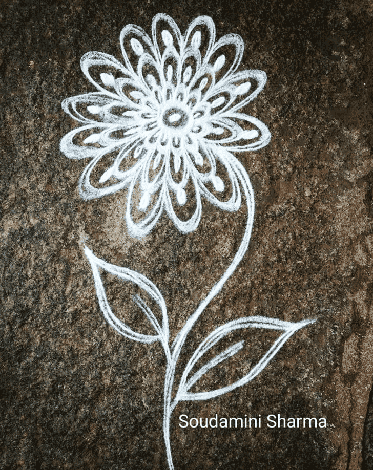 Enthralling Mithuna Sankranti Rangoli