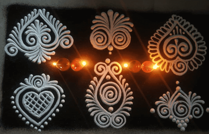 Awesome Mithuna Sankranti Rangoli