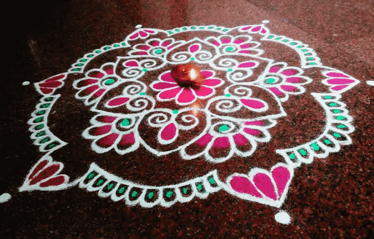 Marvelous Mithuna Sankranti Rangoli