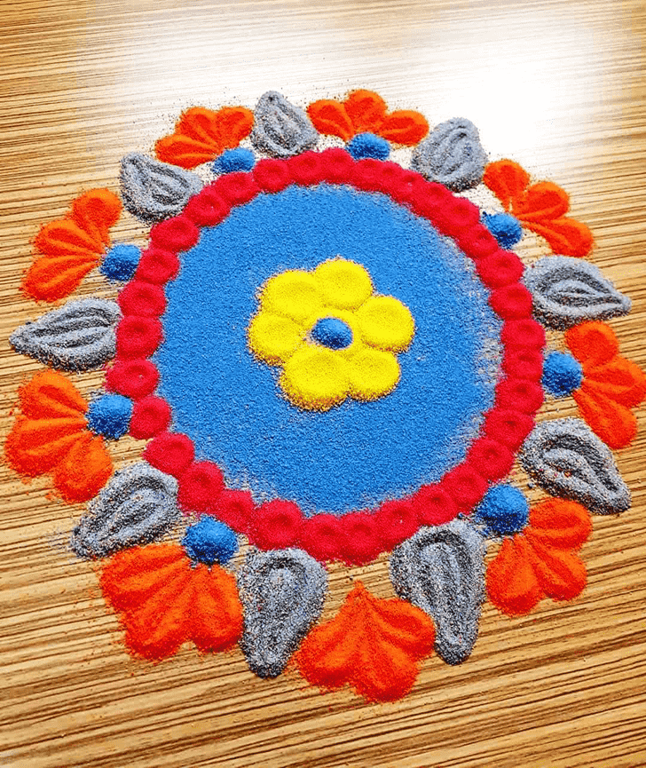 Enthralling Mokshda Ekadashi Rangoli