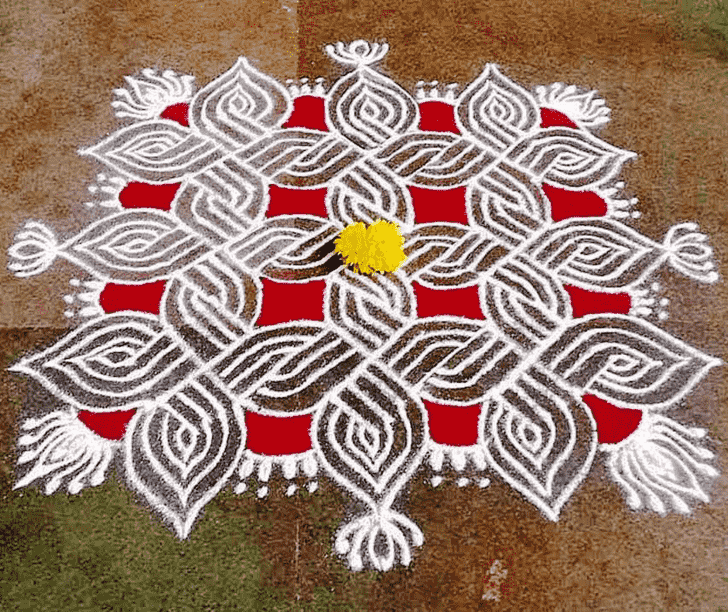 Fair Mokshda Ekadashi Rangoli