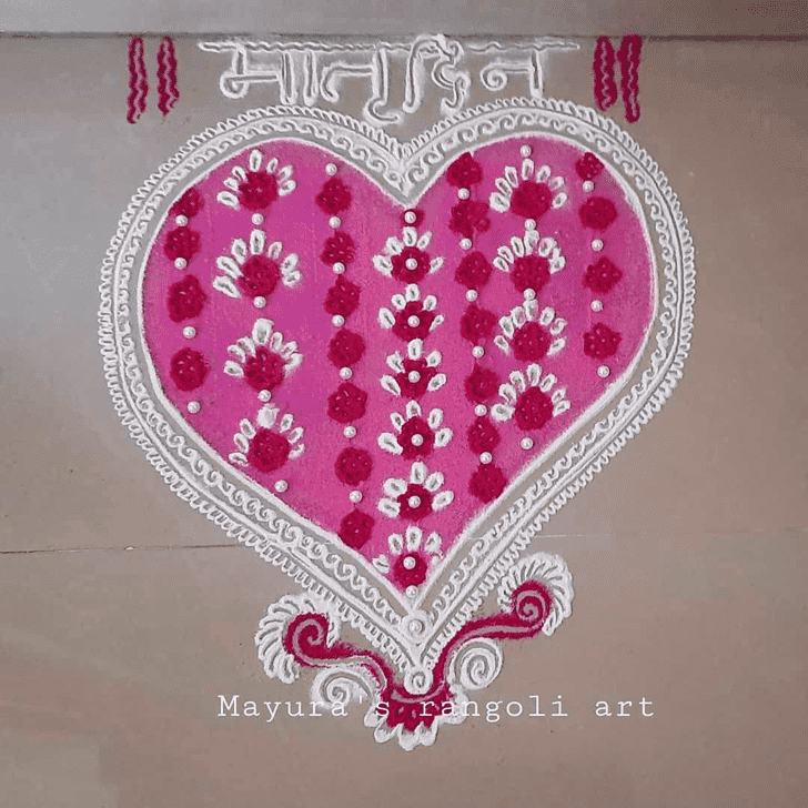 Hard Mother's Day Rangoli