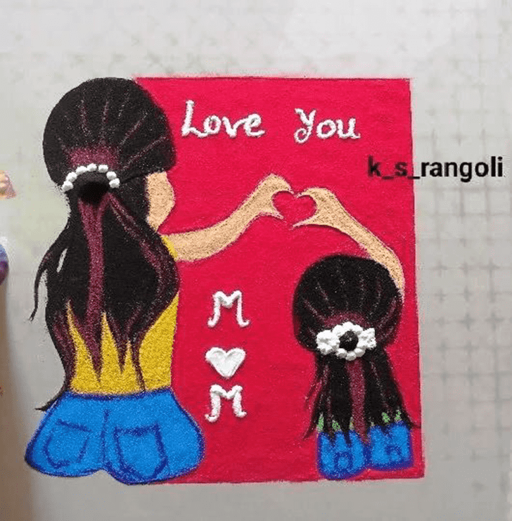 Marvelous Mother's Day Rangoli