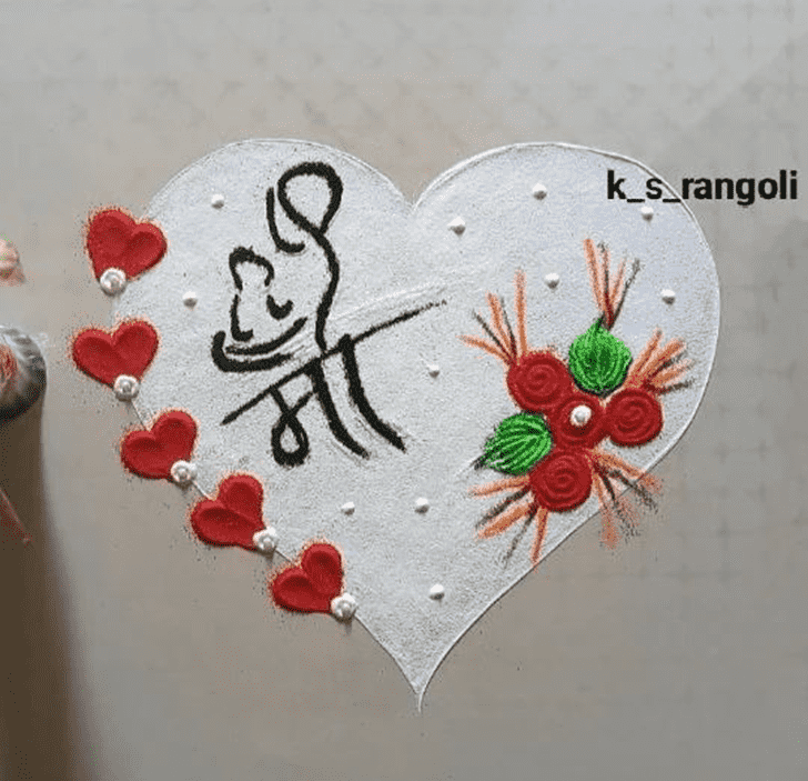 Enticing Mother Rangoli