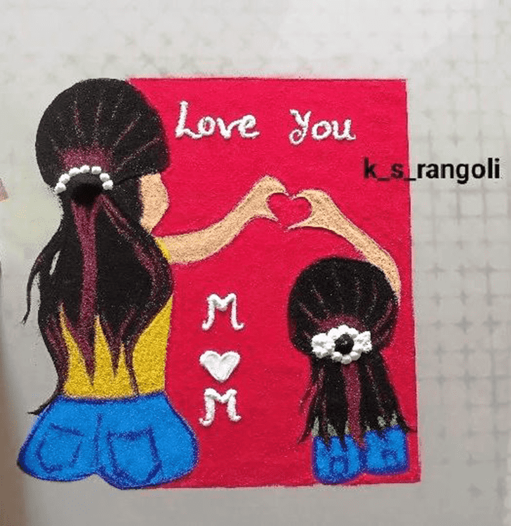 Excellent Mother Rangoli