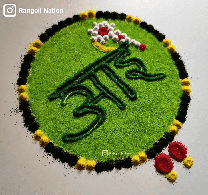 Exquisite Mother Rangoli