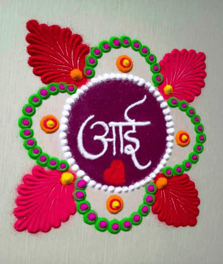 Gorgeous Mother Rangoli