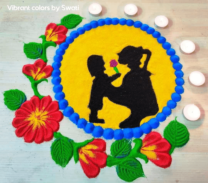 Pleasing Mother Rangoli