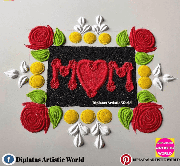 Splendid Mother Rangoli