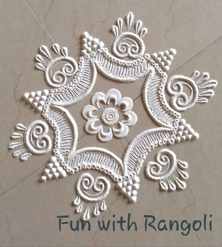 Dazzling New Rangoli