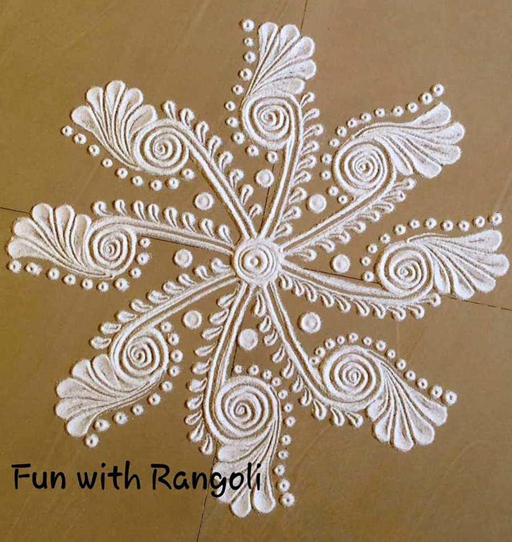 Fascinating New Rangoli