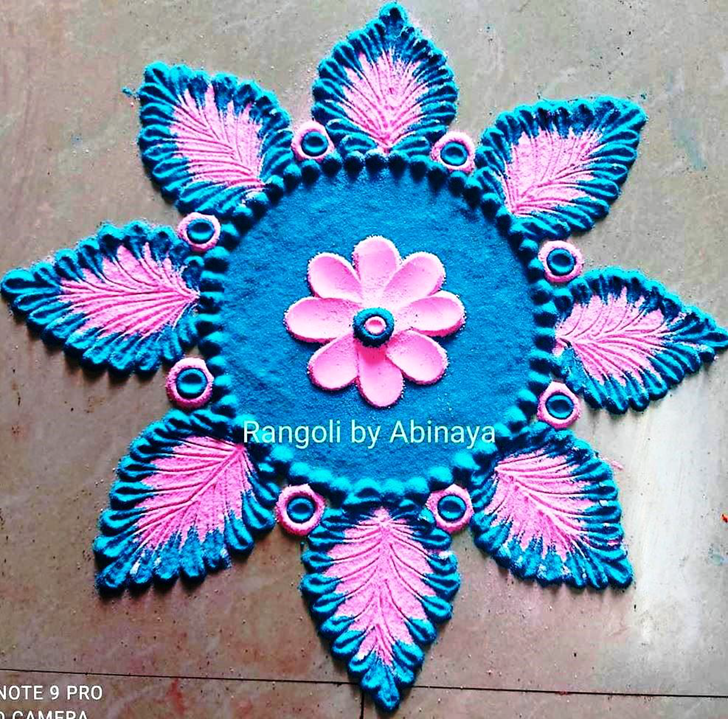 Graceful New Rangoli