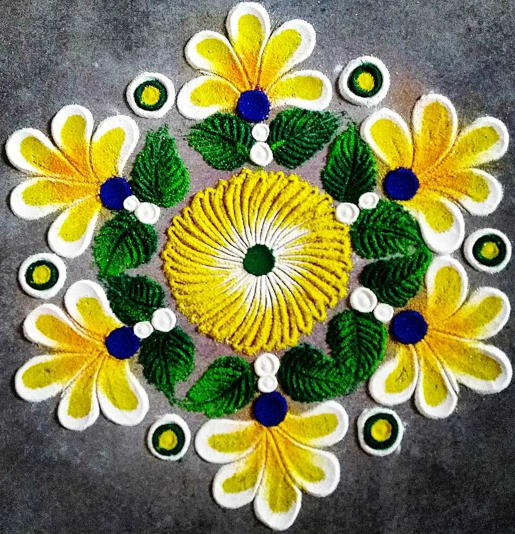 Lovely New Rangoli Design