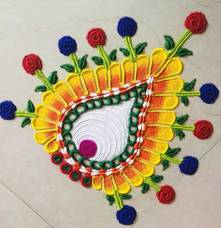 Magnetic New Rangoli