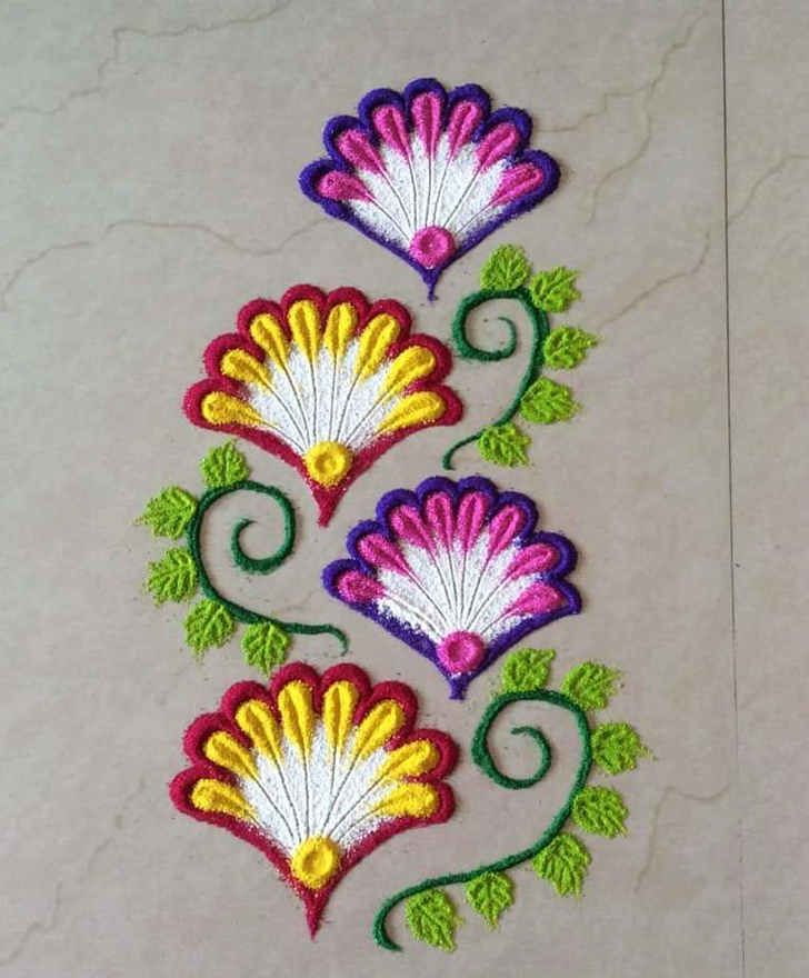 Mesmeric New Rangoli