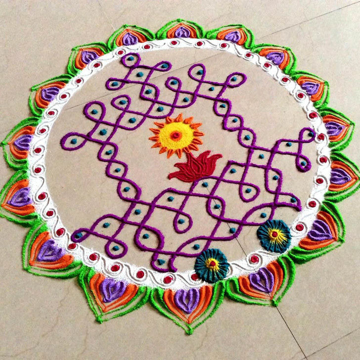 Pleasing New Rangoli