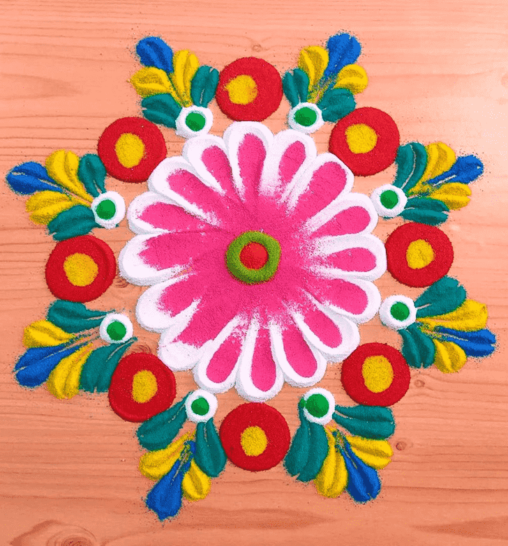 Charming Nirjala Ekadashi Rangoli