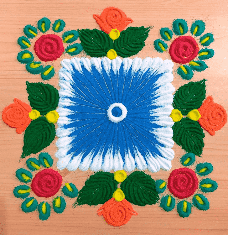 Fair Nirjala Ekadashi Rangoli