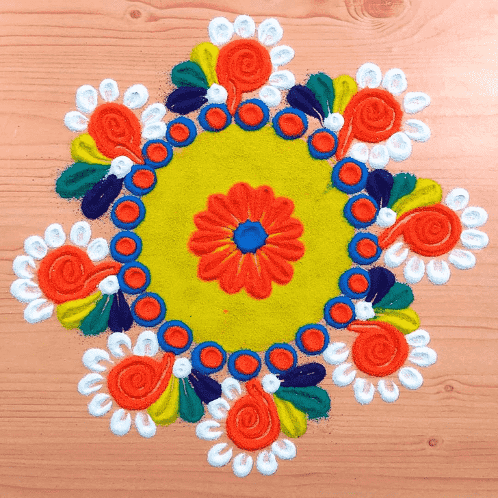 Ideal Nirjala Ekadashi Rangoli