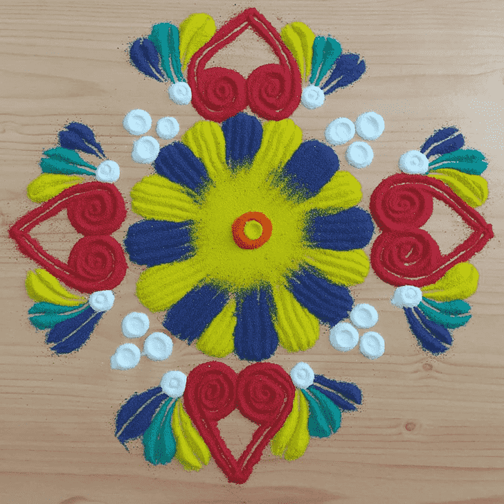 Pleasing Nirjala Ekadashi Rangoli