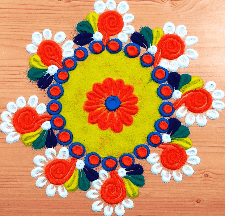 Shapely Nirjala Ekadashi Rangoli