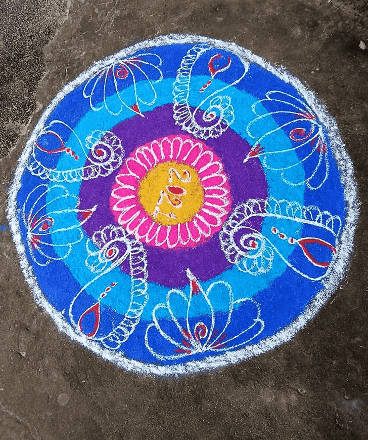 Stunning Nirjala Ekadashi Rangoli