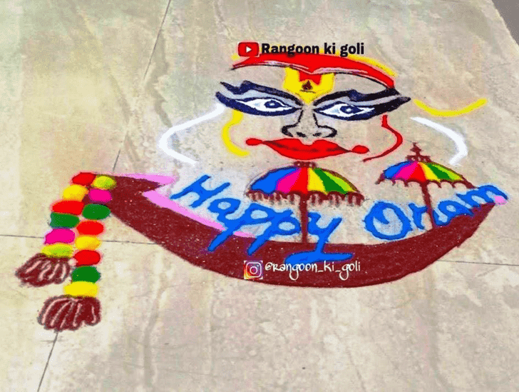 Marvelous Onam Rangoli